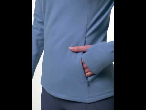 LeMieux Ladies Frances Quarter Zip Fleece - Powder Blue