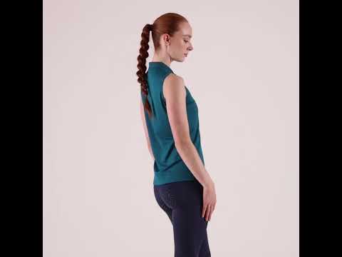 Aubrion React Ladies Sleeveless Tech Polo