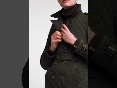 Holland Cooper Ladies Enstone Quilted Trench Coat