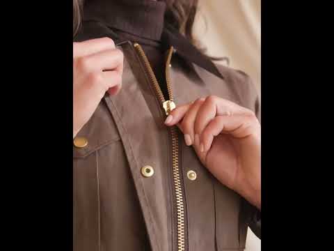 Fairfax & Favor Ladies The Violet Wax Coat