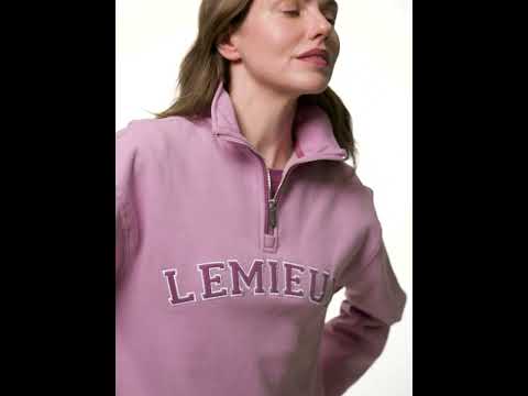 LeMieux Ladies Kelsie Quarter Neck Sweat - Fondant