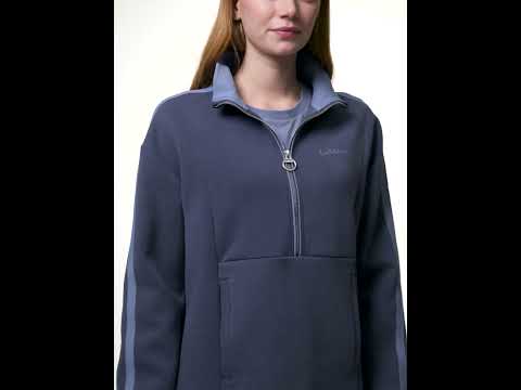 LeMieux Ladies Connie Half Zip Sweat - Shadow