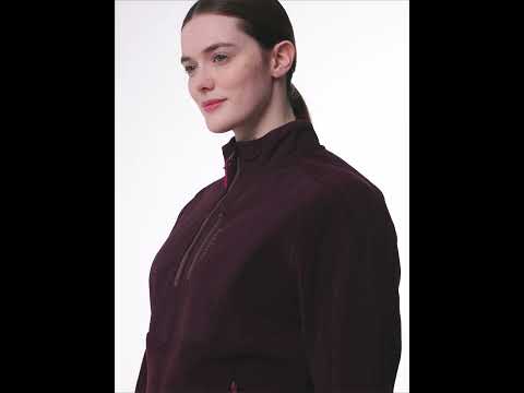 LeMieux Ladies Clara Hybrid Fleece Damson