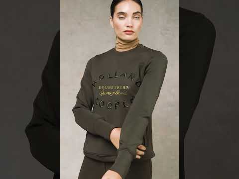 Holland Cooper Ladies Crystal Crew Neck Sweat