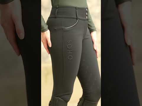 Soho Equestrian Ladies Fleece Lined Winter Breeches