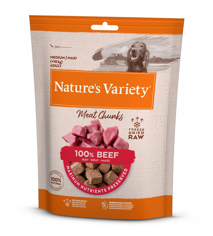 Natures Variety Freeze Dried Beef Chunks