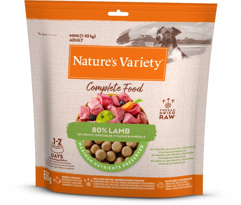 Natures Variety Pure Freeze Dried Lamb 120g 120g