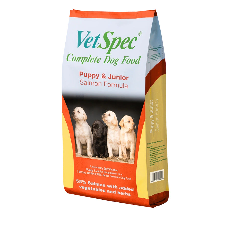 VetSpec Complete Dog Food Puppy & Junior Salmon Formula