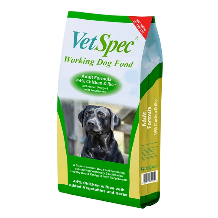 VetSpec Complete Dog Food Working Dog Chicken Formula