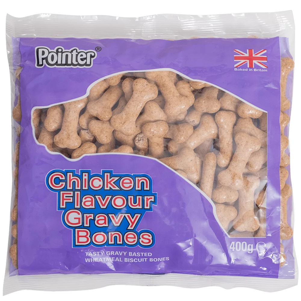 Pointer Chicken Flavour Gravy Bones 400g 400g
