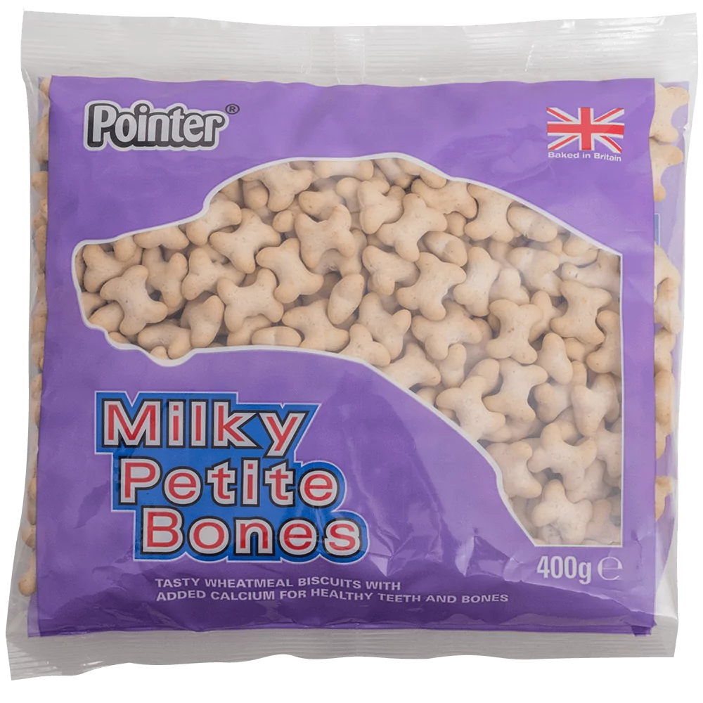 Pointer Milky Petite Bones 400g Millbry Hill