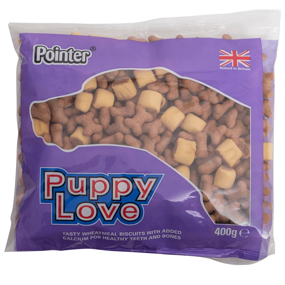 Pointer Puppy Love Biscuits 400g 400g