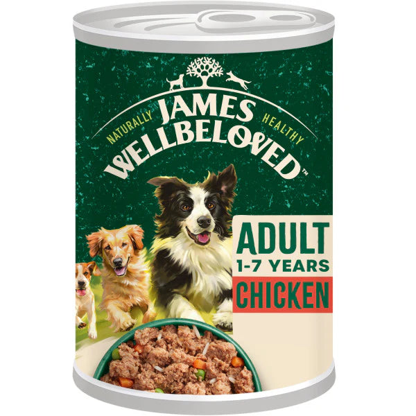 James Wellbeloved Adult Dog Loaf Tin with Chicken & Rice