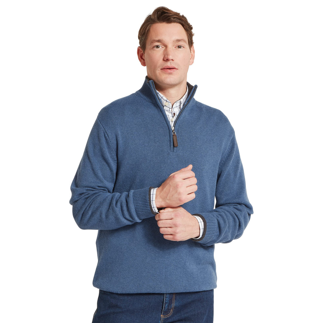 Schoffel Mens Castlebay 1/4 Zip Jumper