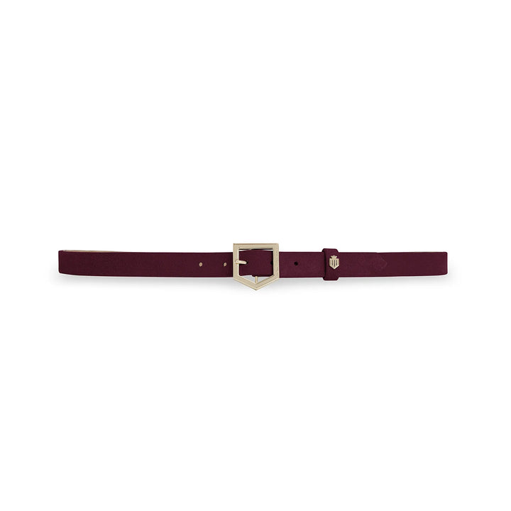 Fairfax & Favor Limited Edition Elderberry Suede Sennowe Belt