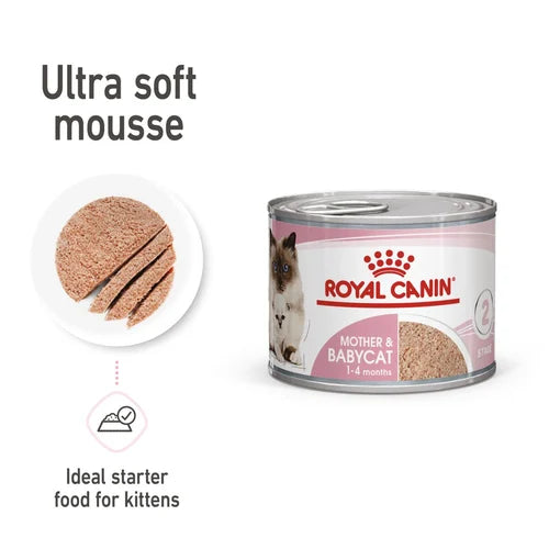 Royal Canin Mother Babycat Ultra Soft Mousse Wet Pet Food For Cats