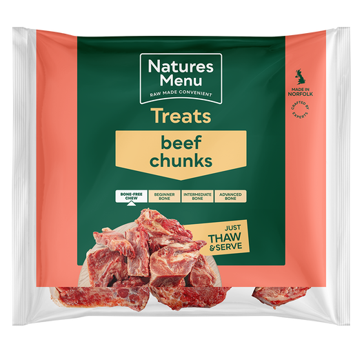 Natures Menu Treats Bone-Free Beef Chunks 1kg 1kg
