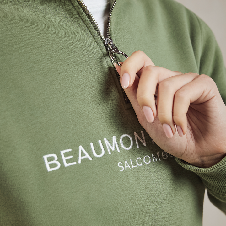 Beaumont & Bear Unisex Kingswear Quarter Zip Sweatshirt