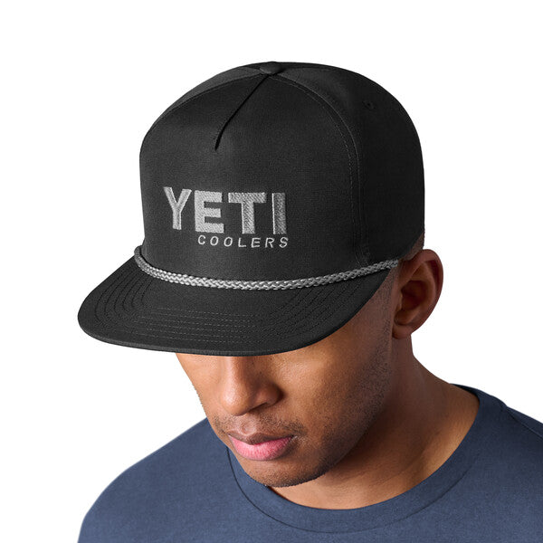 Yeti Coolers Flat Brim Rope Hat