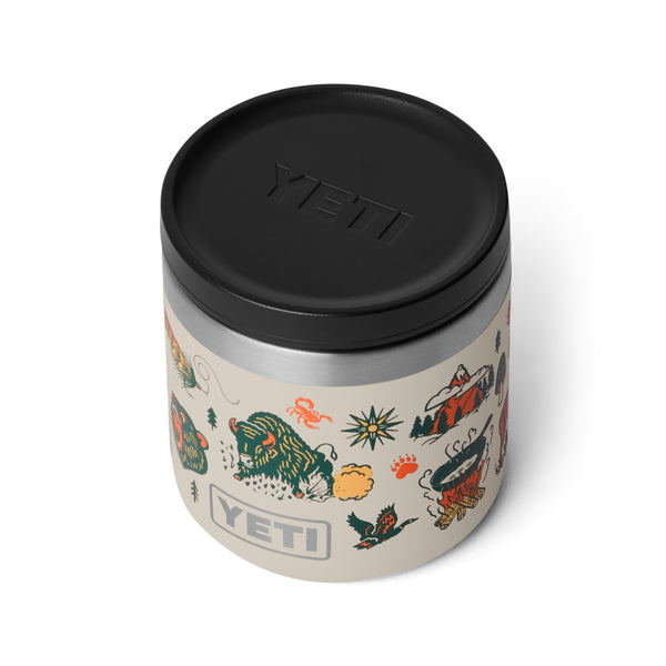 Yeti Rambler 8oz Food Jar - Summer Graphic Cape Taupe