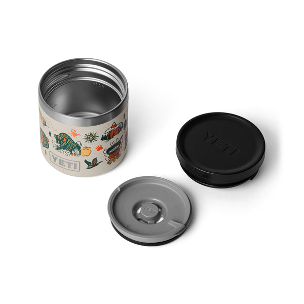 Yeti Rambler 8oz Food Jar - Summer Graphic Cape Taupe