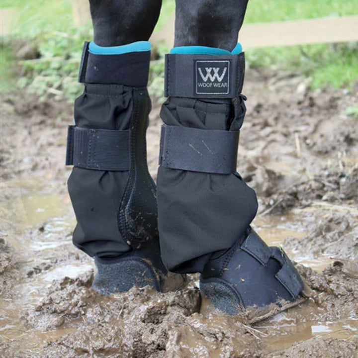 The Woof Wear Mud Fever Turnout Boots in Black#Black