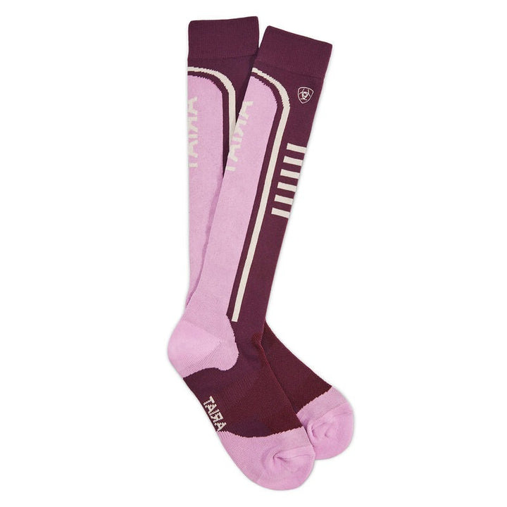 Ariat Tek Slimline Performance Socks in Purple#Purple