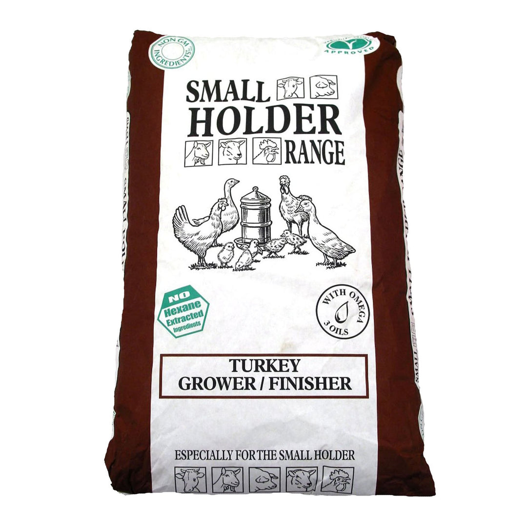 Allen & Page Small Holder Range Turkey Grower/Finisher Pellets 20kg