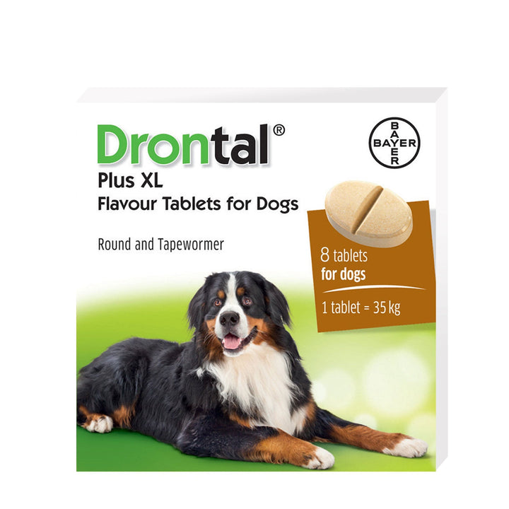 Drontal Plus XL Dog Wormer 8 Pack