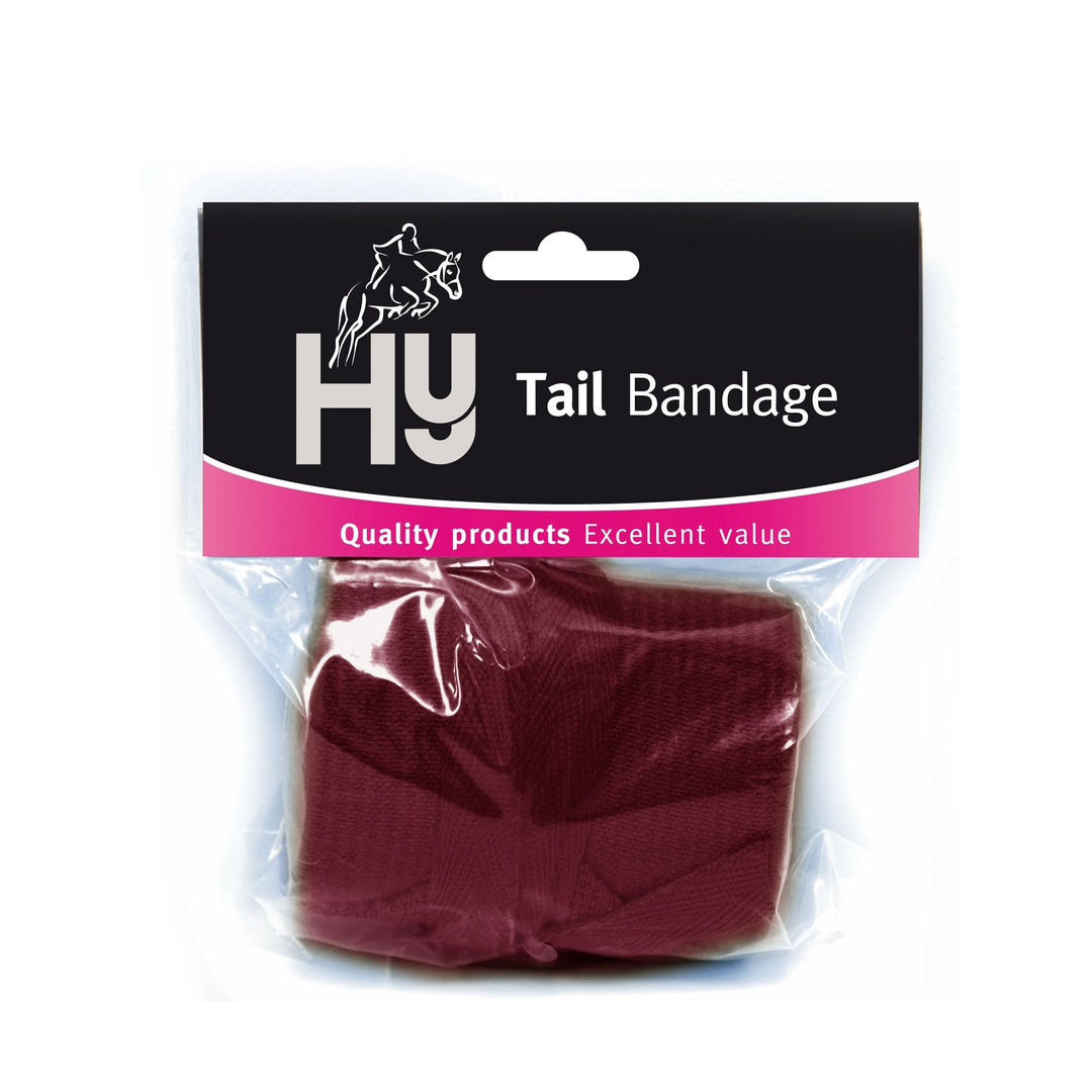 The Hy 3inch Tail Bandage in Burgundy#Burgundy