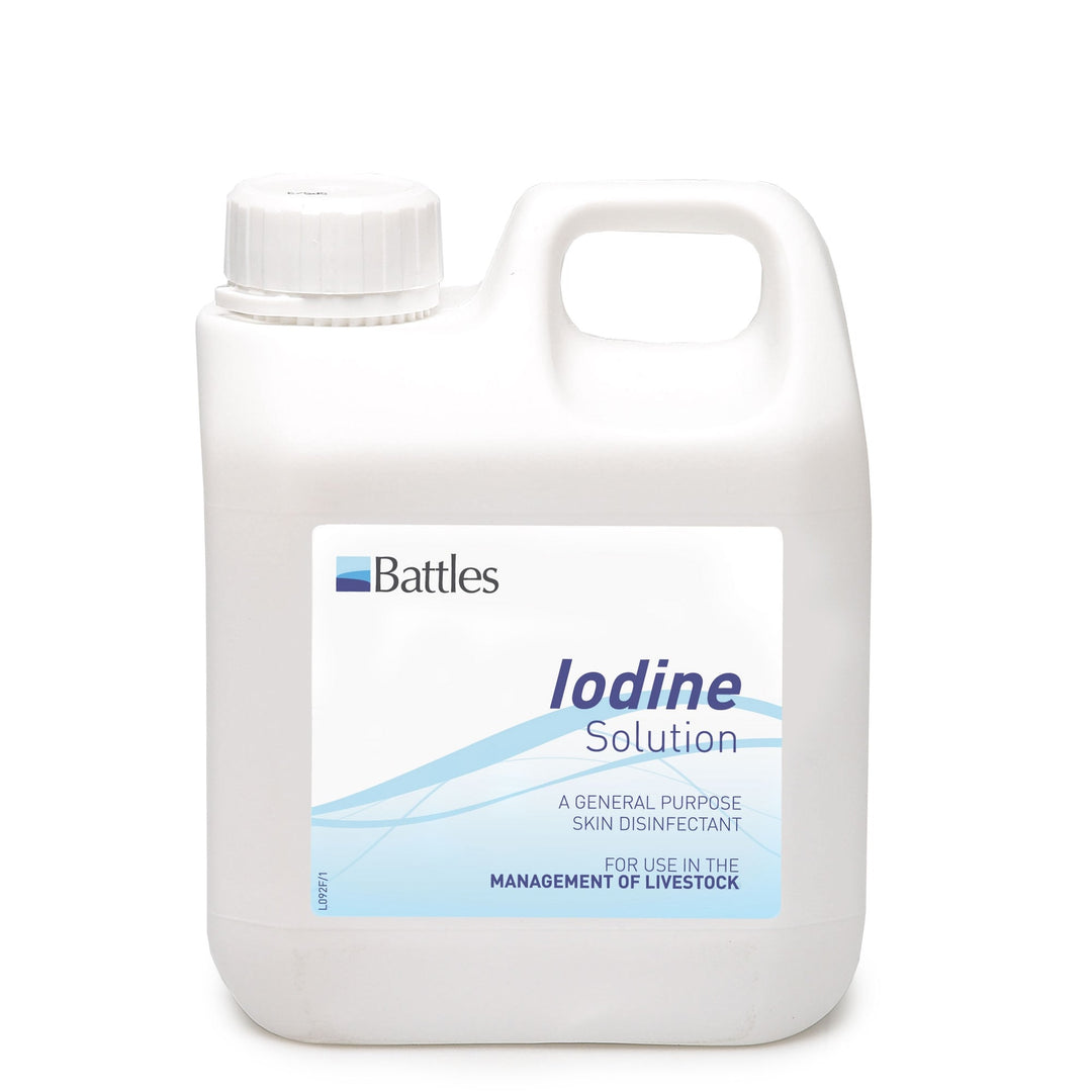 Battles 2.5% Iodine Solution Skin Disinfectant 1L