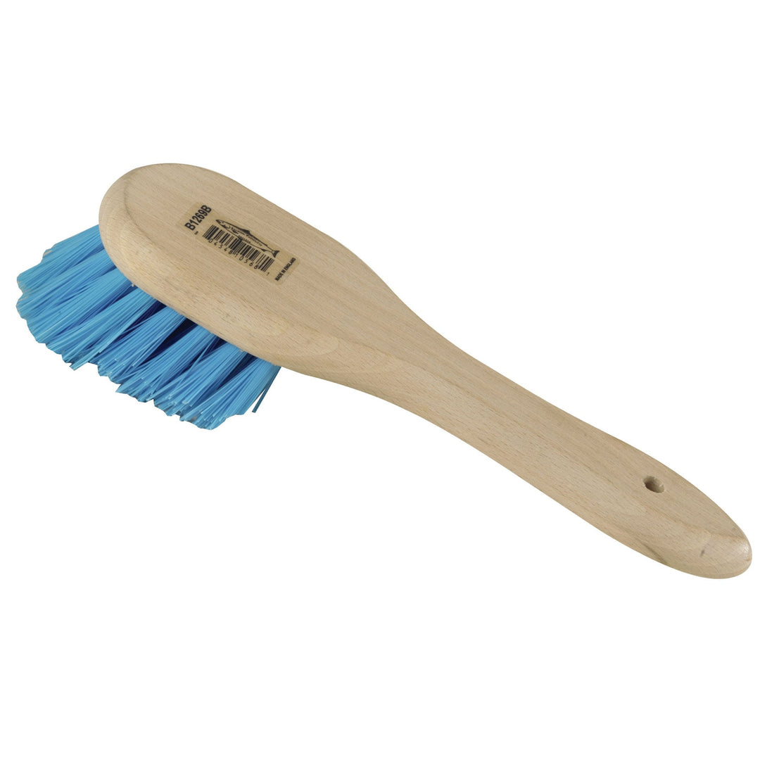 The Wooden Bucket Brush in Blue#Blue