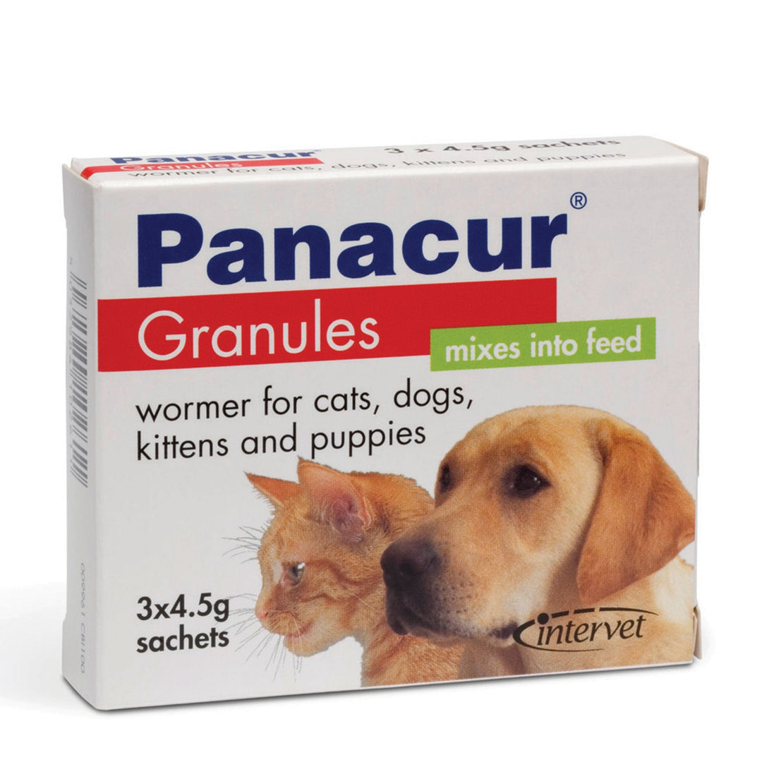 Panacur Cat & Dog Wormer Granules 3 x 4.5g
