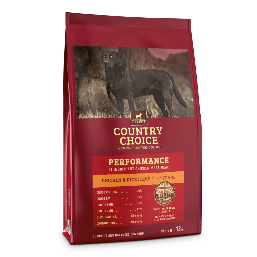 Gelert Country Choice Performance Dog Food with Chicken & Rice 2kg
