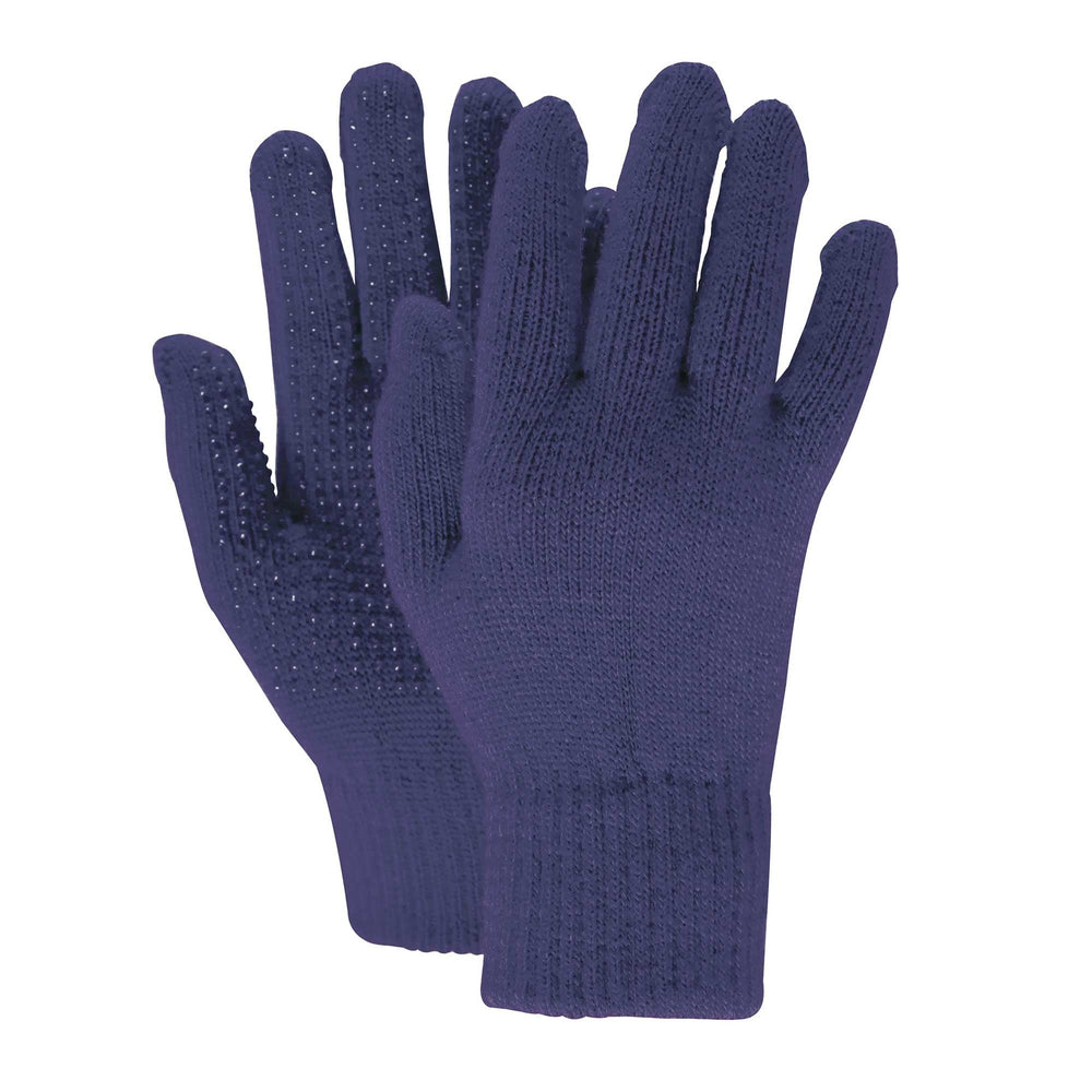 The Dublin Childs Magic Fit Pimple Grip Gloves in Navy#Navy