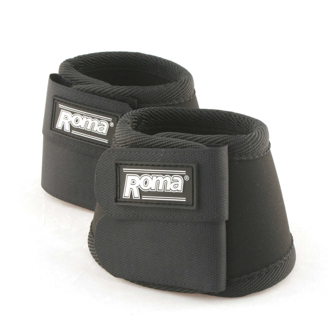 The Roma Neoprene Bell Boots in Black#Black