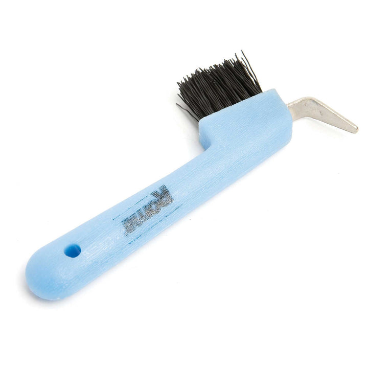 The Roma Deluxe Hoof Pick with Brush in Blue#Blue