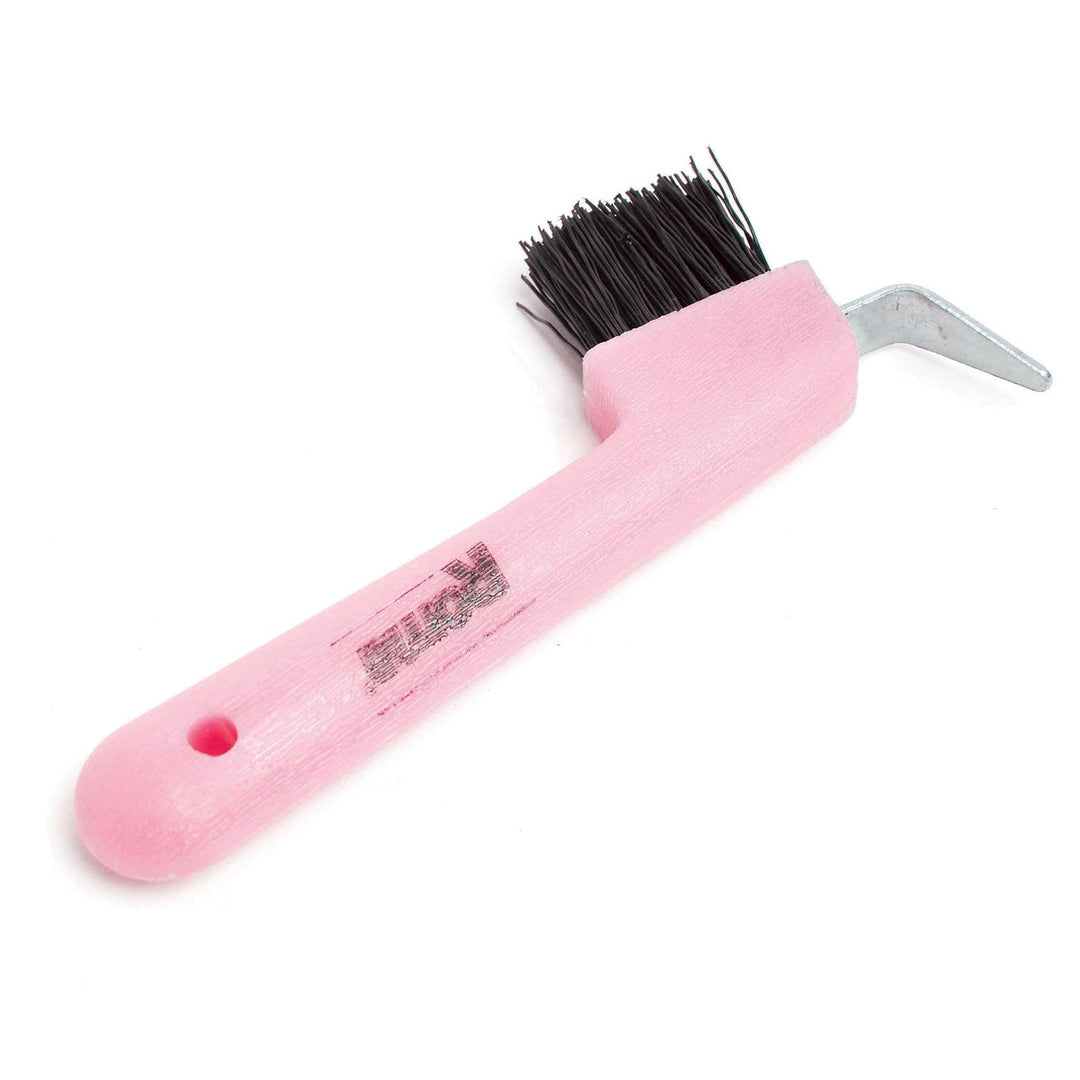 The Roma Deluxe Hoof Pick with Brush in Pink#Pink