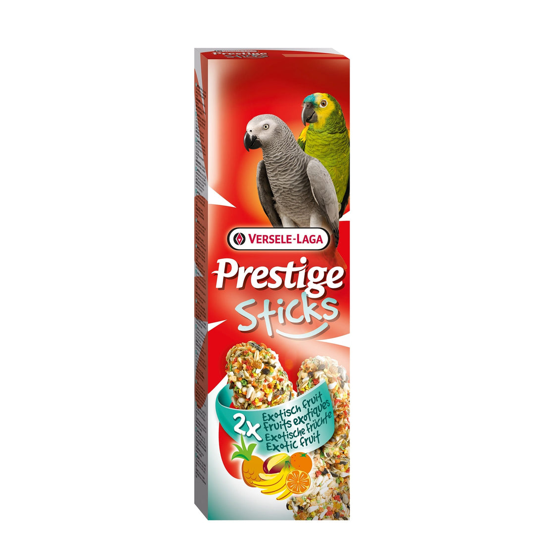 Versele-Laga Prestige Sticks Exotic Fruit Treats for Big Parakeets 140g