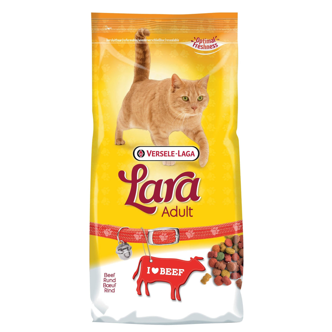 Versele-Laga Lara Adult Complete Dry Cat Food with Beef 10kg