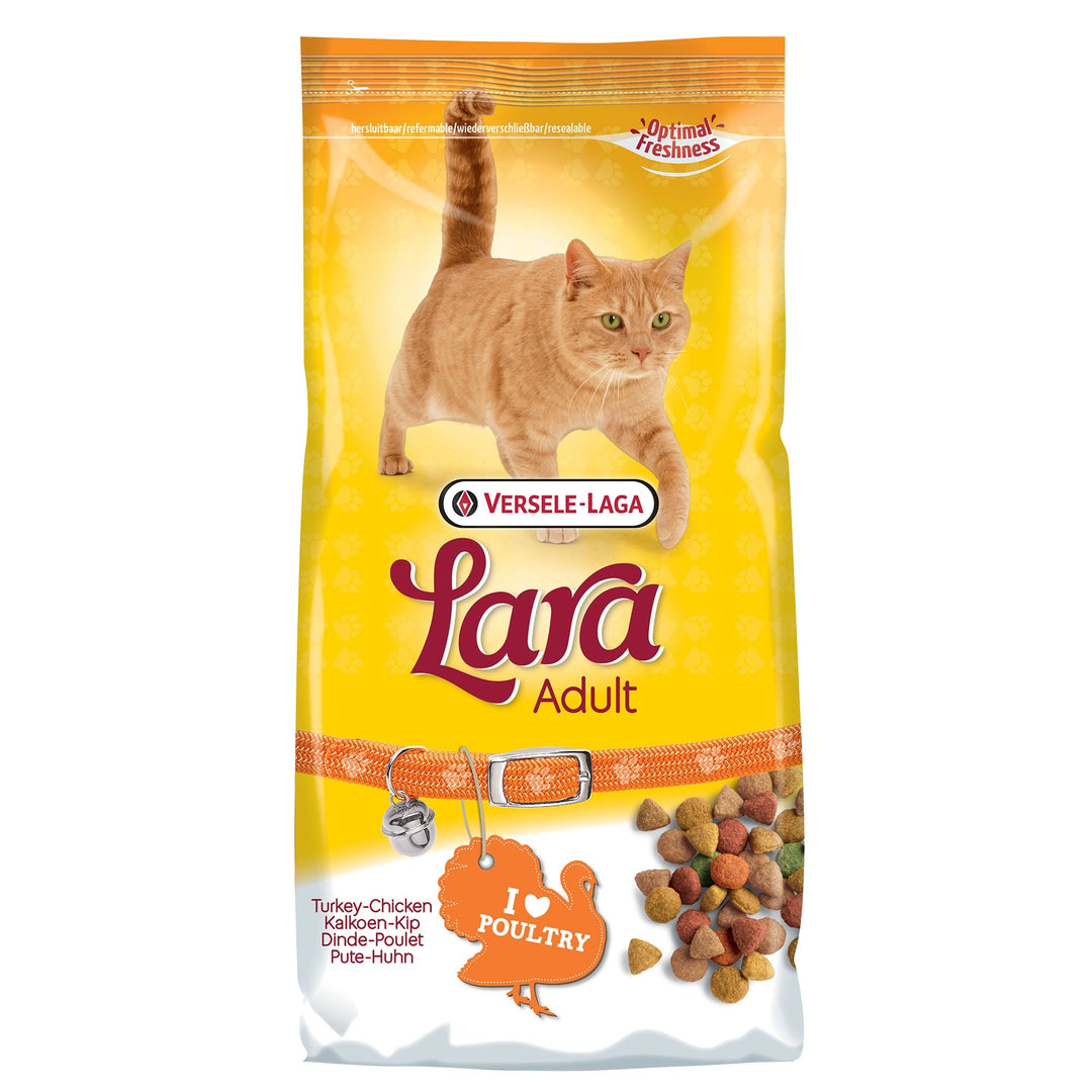Versele-Laga Lara Adult Complete Dry Cat Food with Turkey & Chicken 10kg