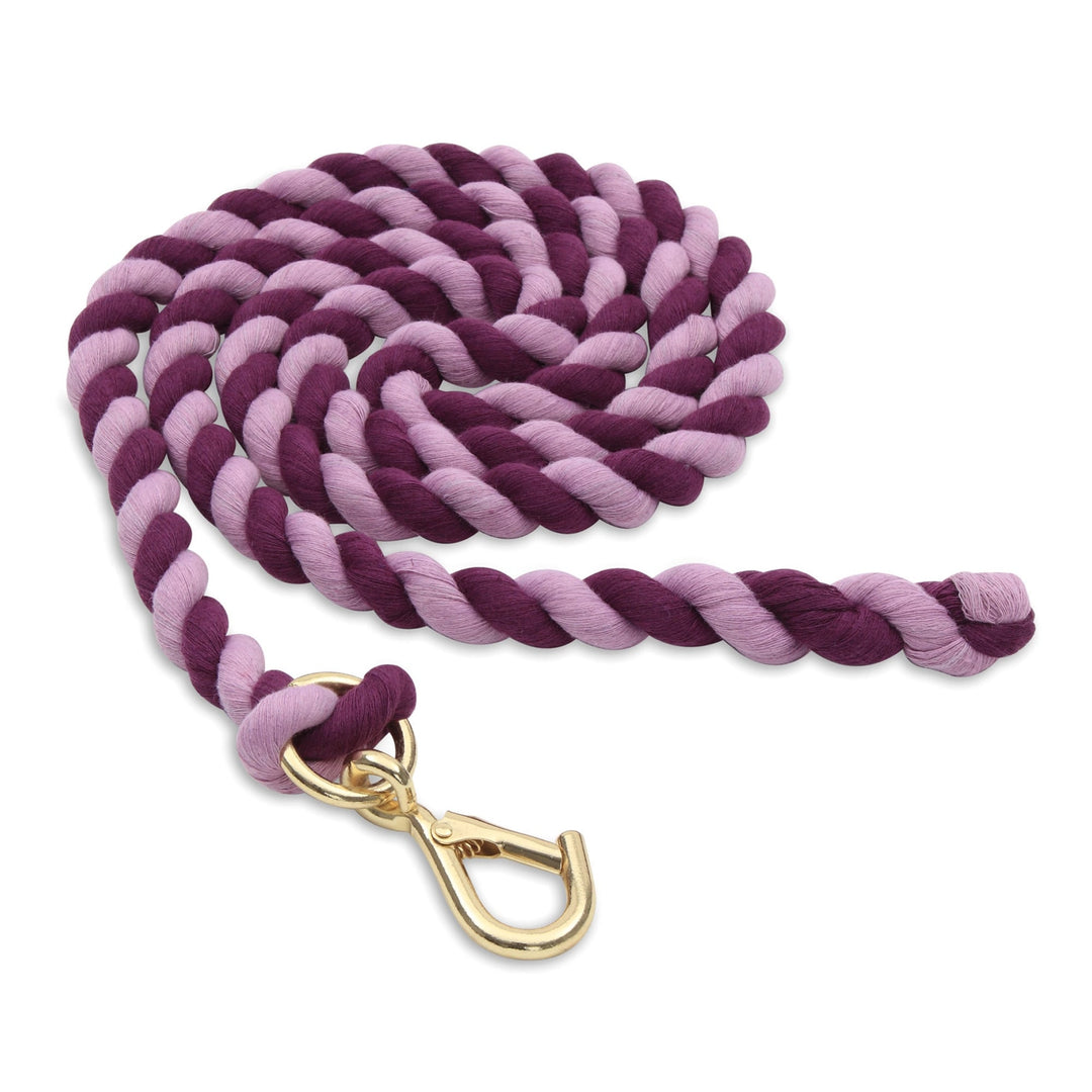 The Shires Two Tone Leadrope in Purple#Purple