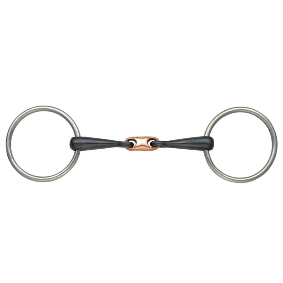 Shires Copper Lozenge Sweet Iron Snaffle 5 inch
