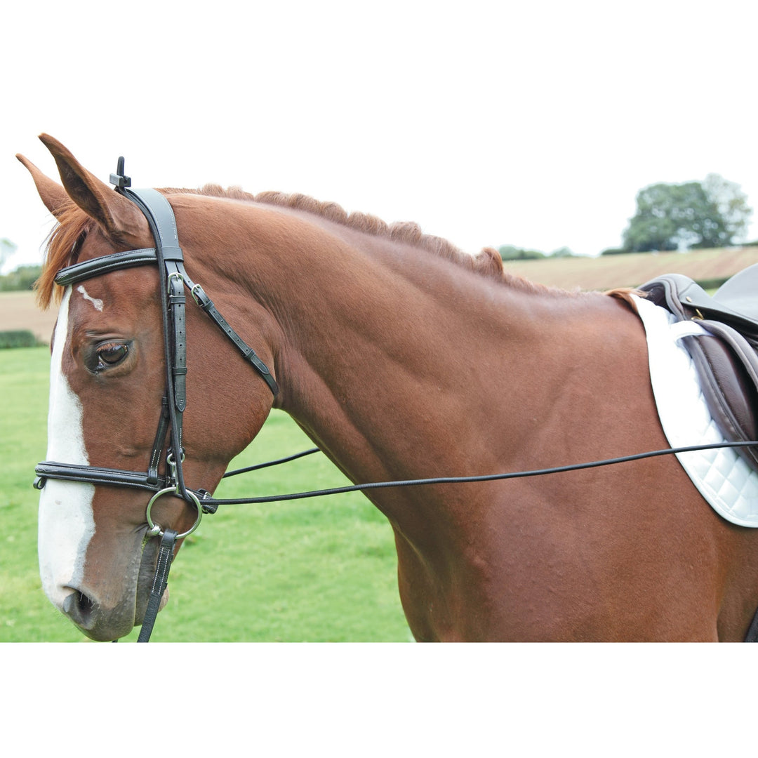 The Shires Bungee Reins in Black#Black