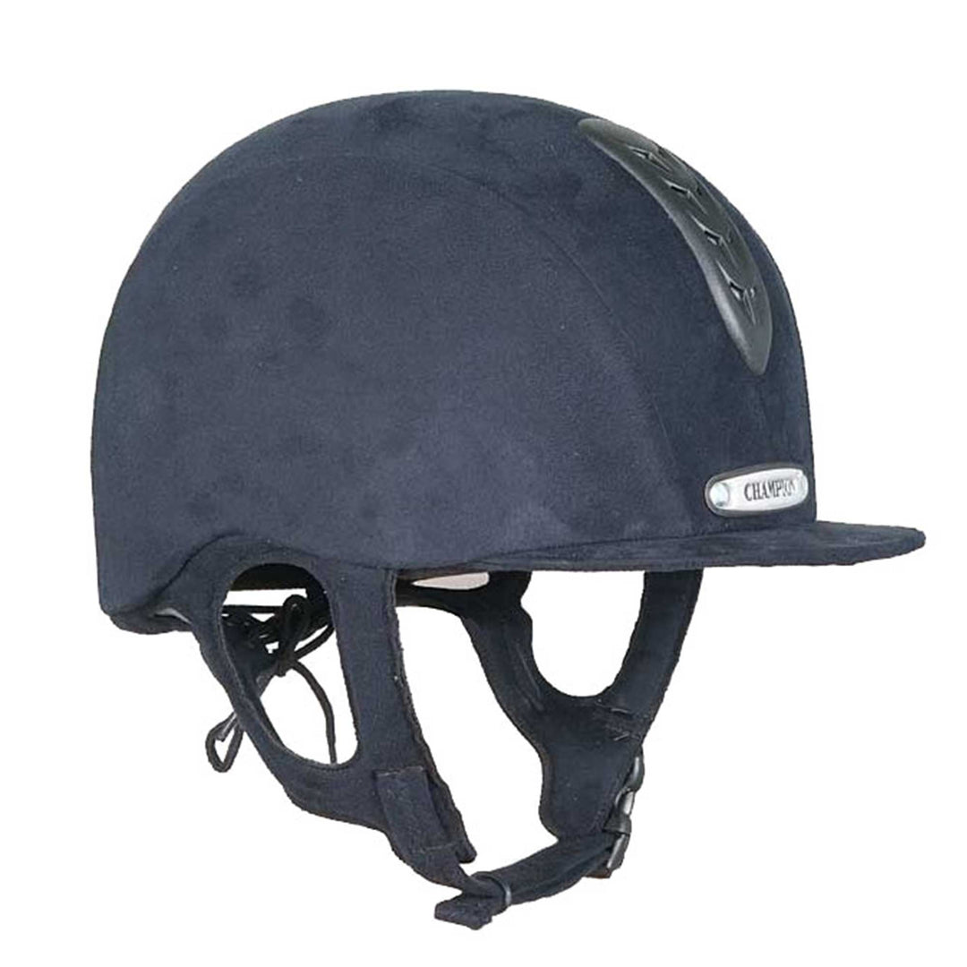 The Champion Junior X-Air Plus Riding Hat in Navy#Navy