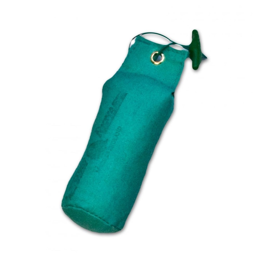 The 0.5lb Canvas Dog Training Dummy Flinger in Green#Green