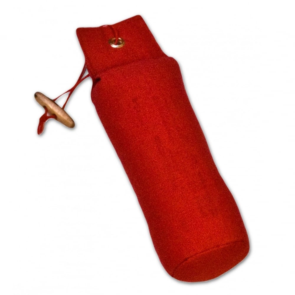 The 1lb Canvas Hand Throw Gundog Training Dummy in Red#Red