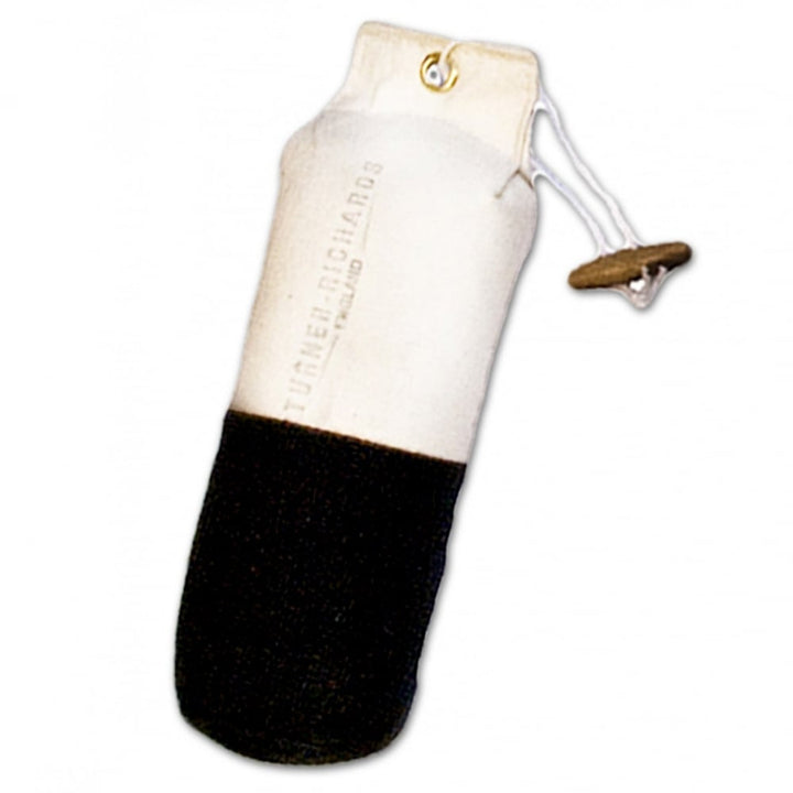 The 1lb Canvas Hand Throw Gundog Training Dummy in Black/White#Black/White