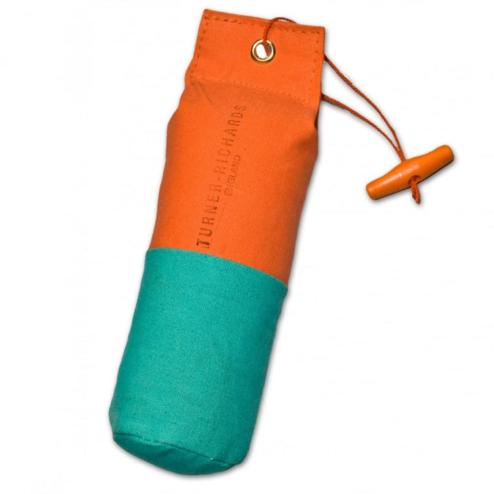 The 1lb Canvas Hand Throw Gundog Training Dummy in Green/Orange#Green/Orange