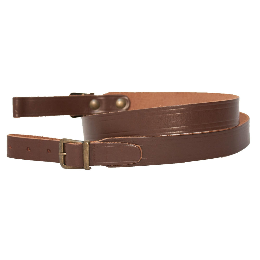 The Bisley Basic Plain Leather Sling in Brown#Brown